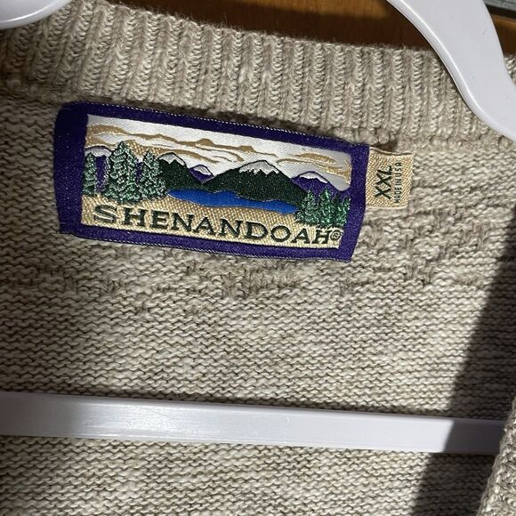 Vtg Shenandoah Sweater Mens XXL USA Abstract Graphic 90s Golf Preppy Classic - Picture 4 of 8